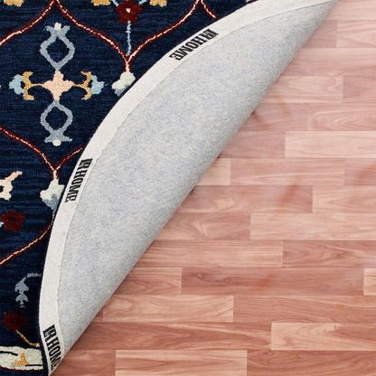 Wool Trellis Hand Tufted Round Rug