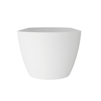 59" White Acrylic Oval Bath Tub