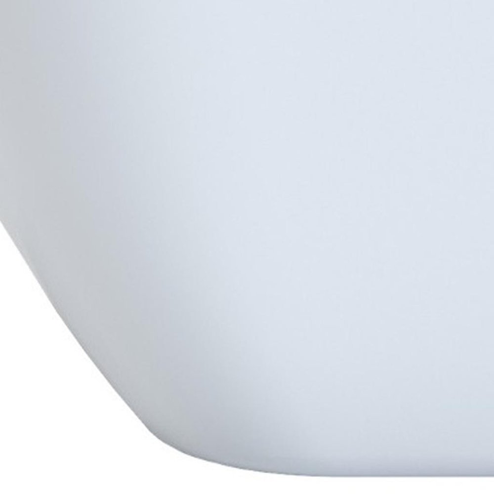 63" White Acrylic Oval Bath Tub