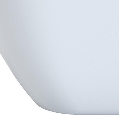 63" White Acrylic Oval Bath Tub