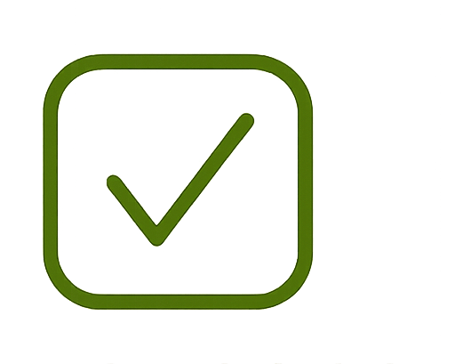 Green checkmark icon with a quote from Amanda R. Colorado on a white background

